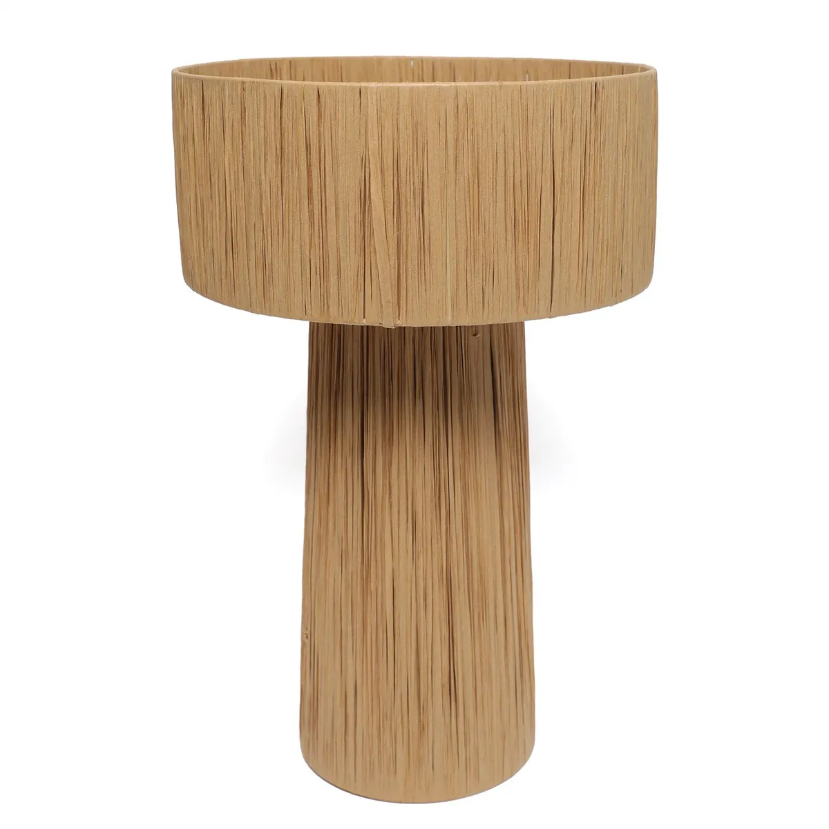 BASEMENT HOME - Lámpara De Mesa Fibras Naturales 37x55cm