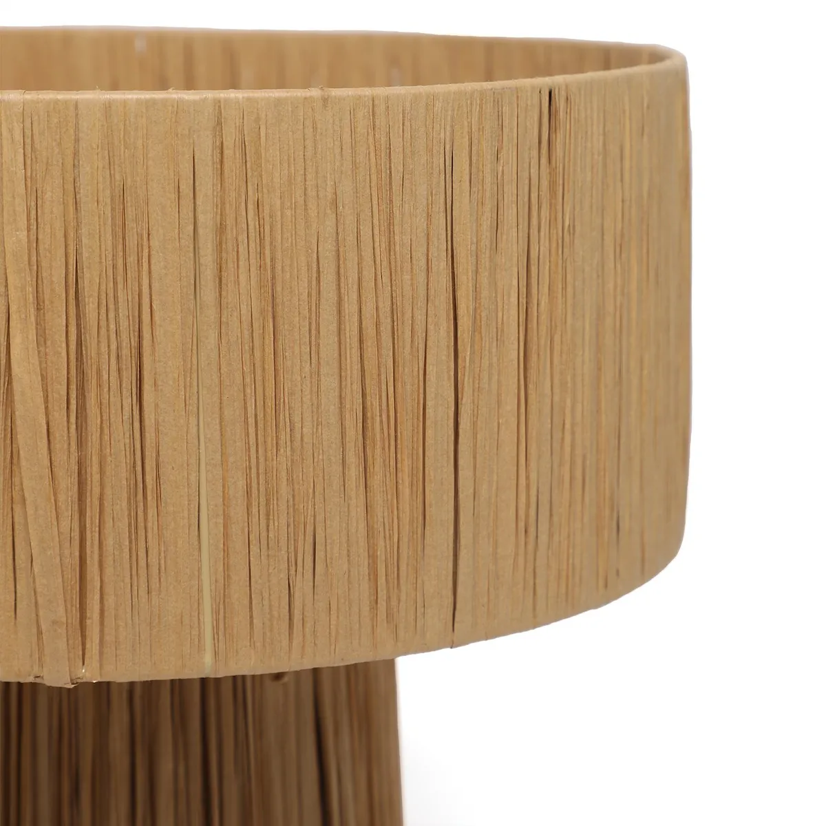 BASEMENT HOME - Lámpara De Mesa Fibras Naturales 37x55cm