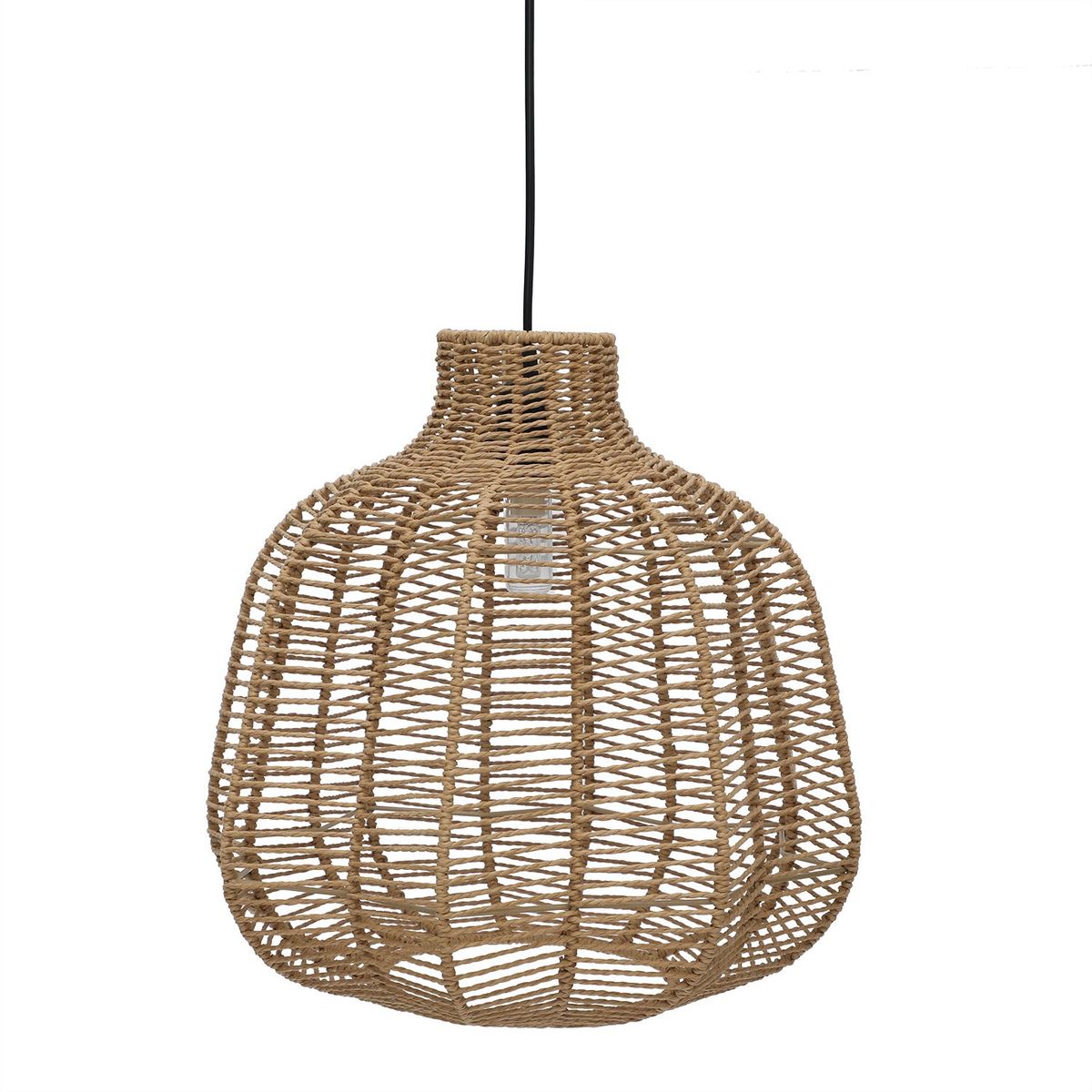 BASEMENT HOME - Lámpara Colgante Rattan 40cm