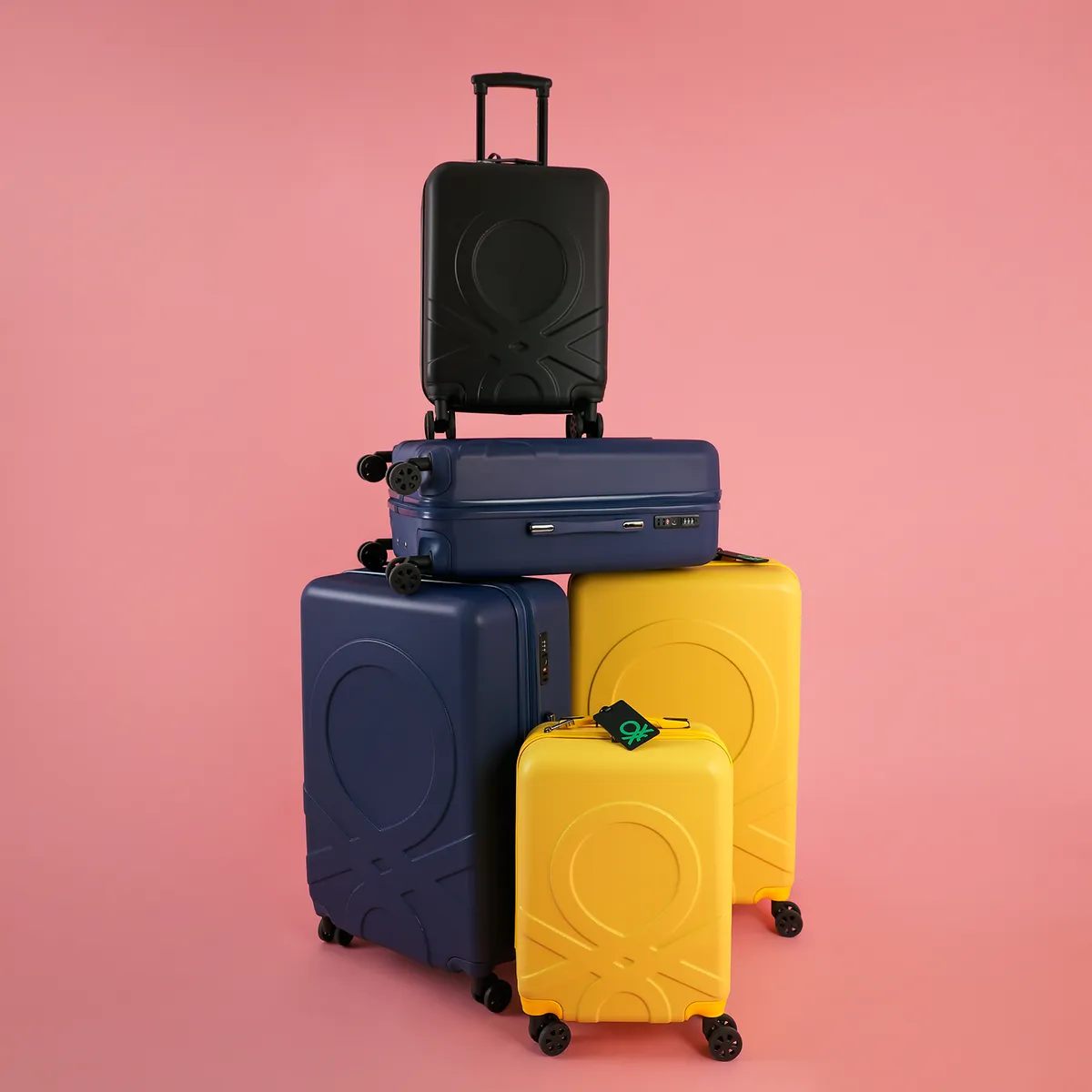 BENETTON - Maleta Grande Vintage