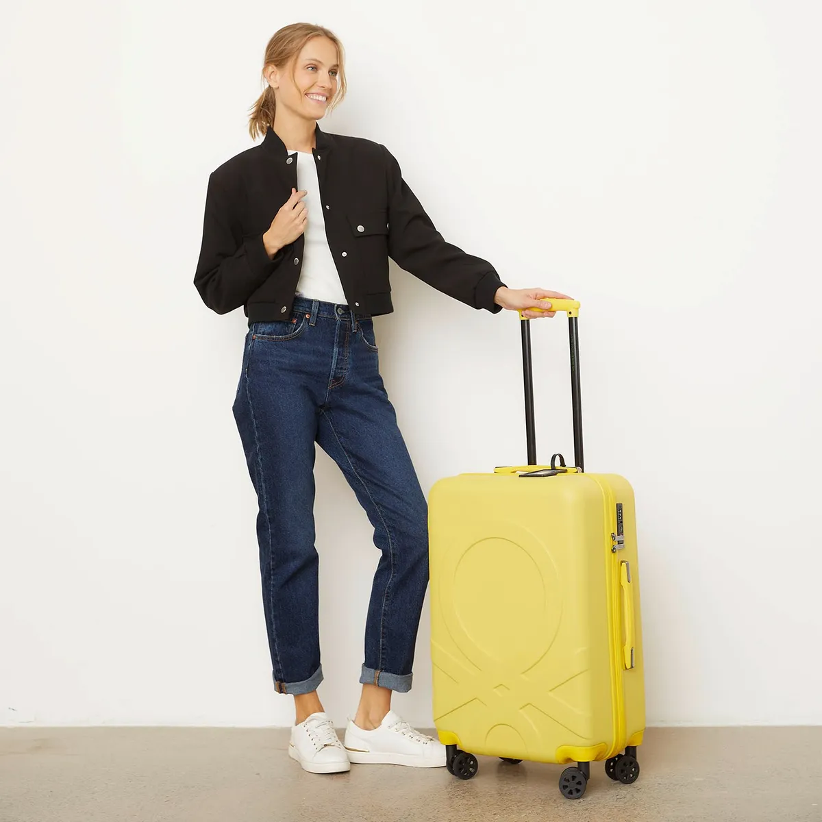 BENETTON - Maleta Mediana Vintage