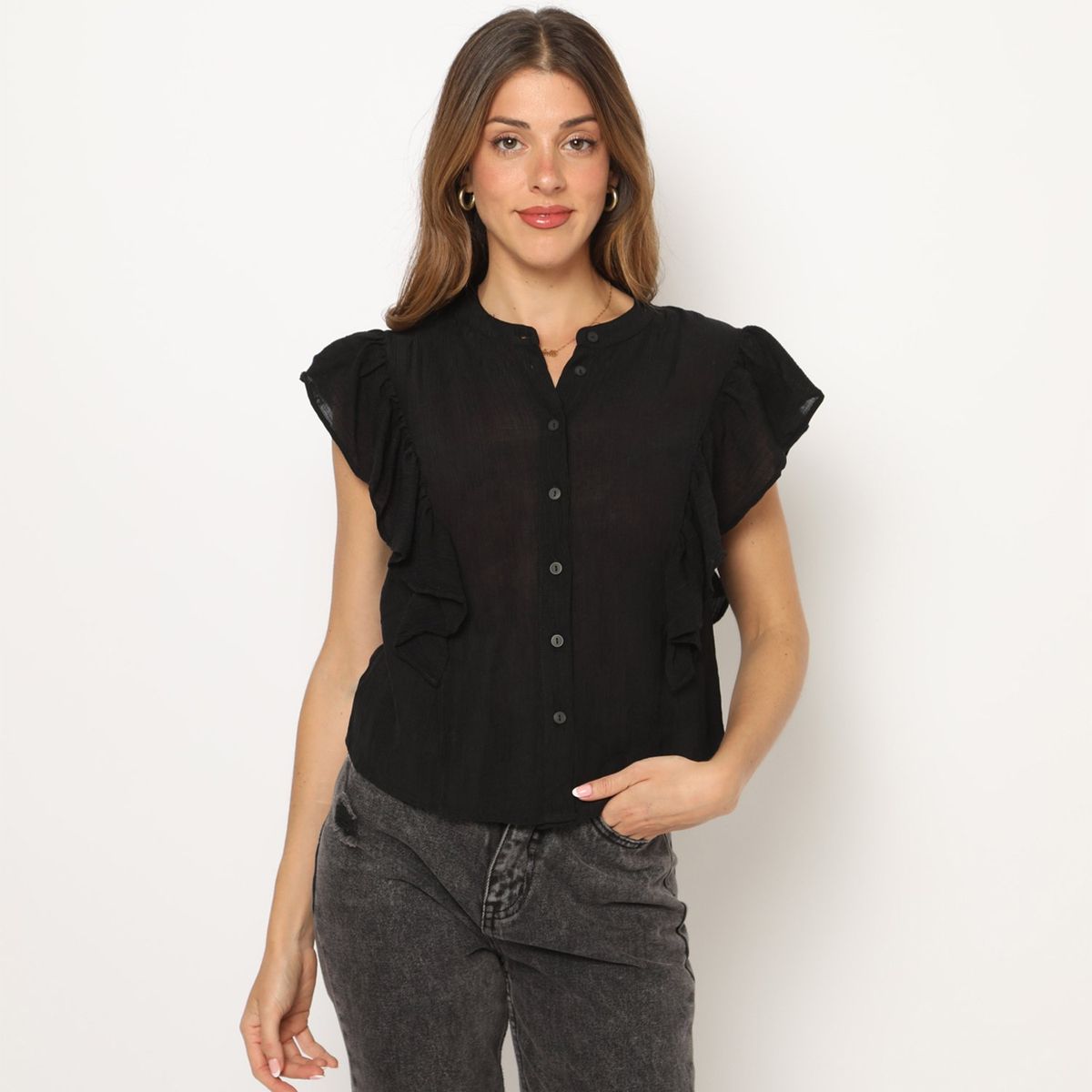 BASEMENT - Blusa Sin Mangas Casual Mujer Basement