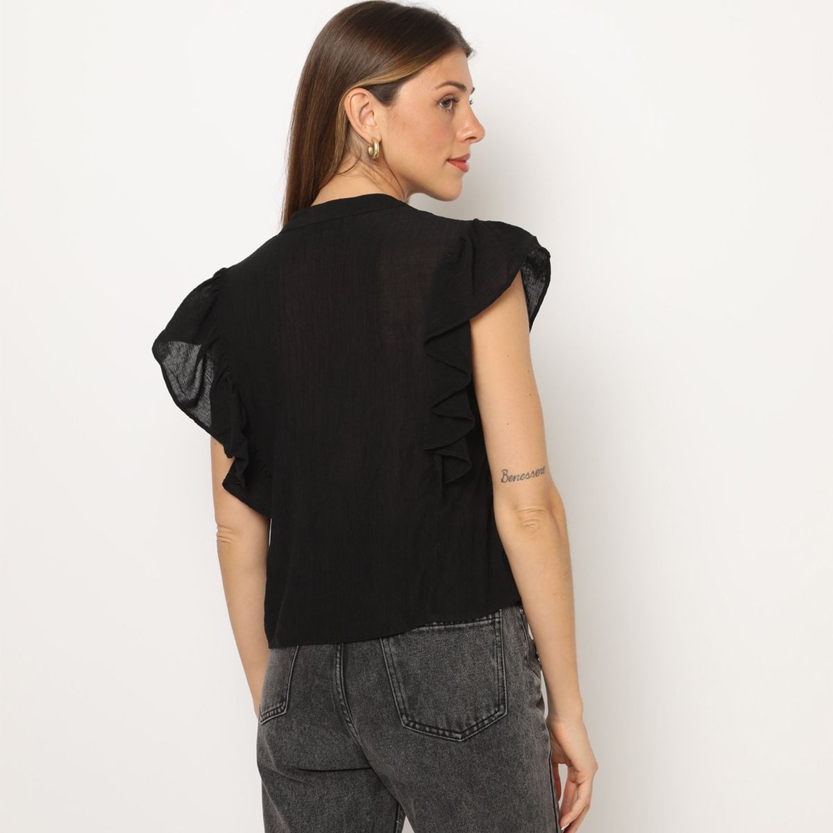 BASEMENT - Blusa Sin Mangas Casual Mujer Basement