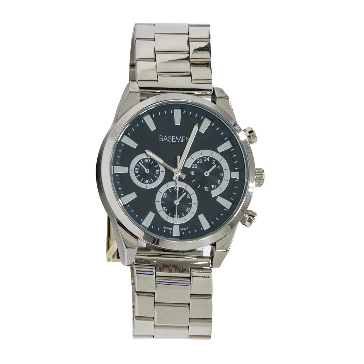 BASEMENT - Reloj Metal Plata Hombre Basement