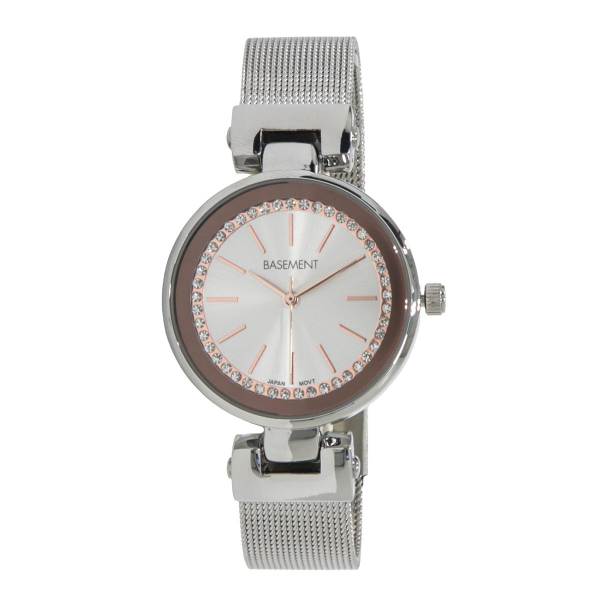 BASEMENT - Reloj Metal Plateado Mujerer Basement