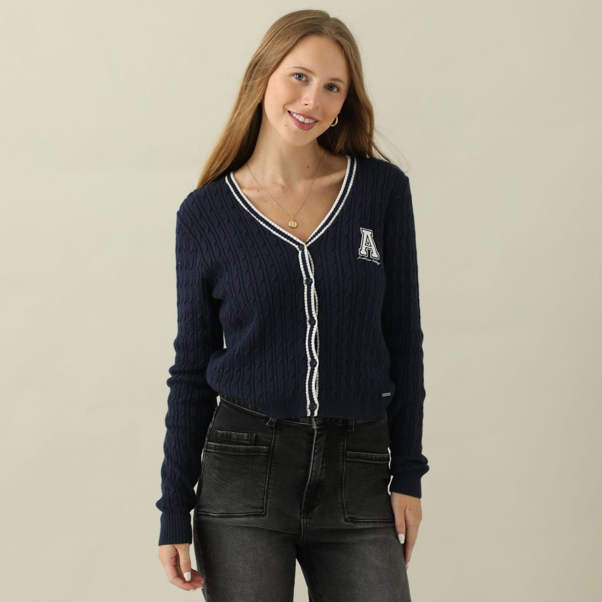 AMERICAN ABBEY - Cárdigan Algodón Mujer American Abbey