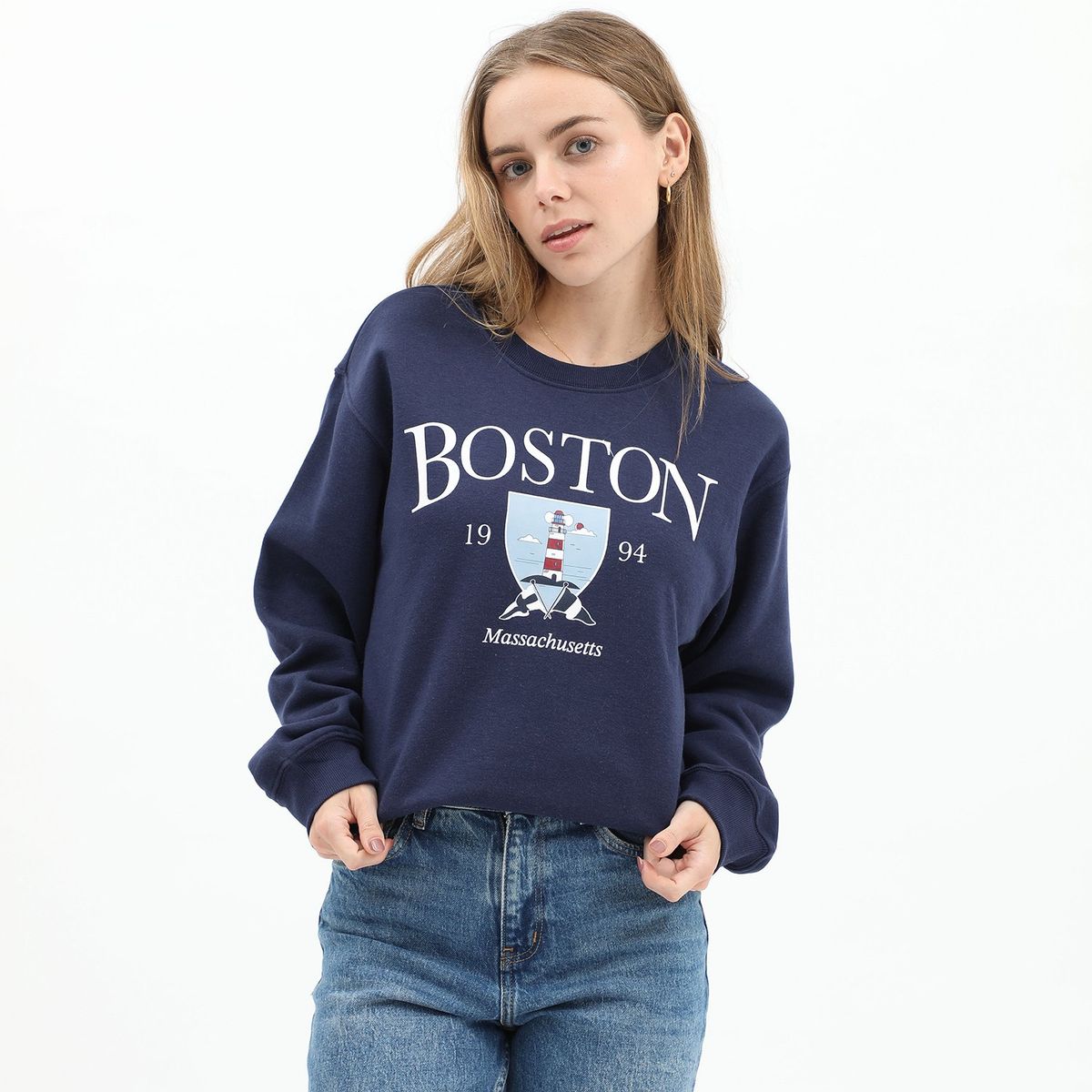 AMERICAN ABBEY - Polera Algodón Mujer American Abbey