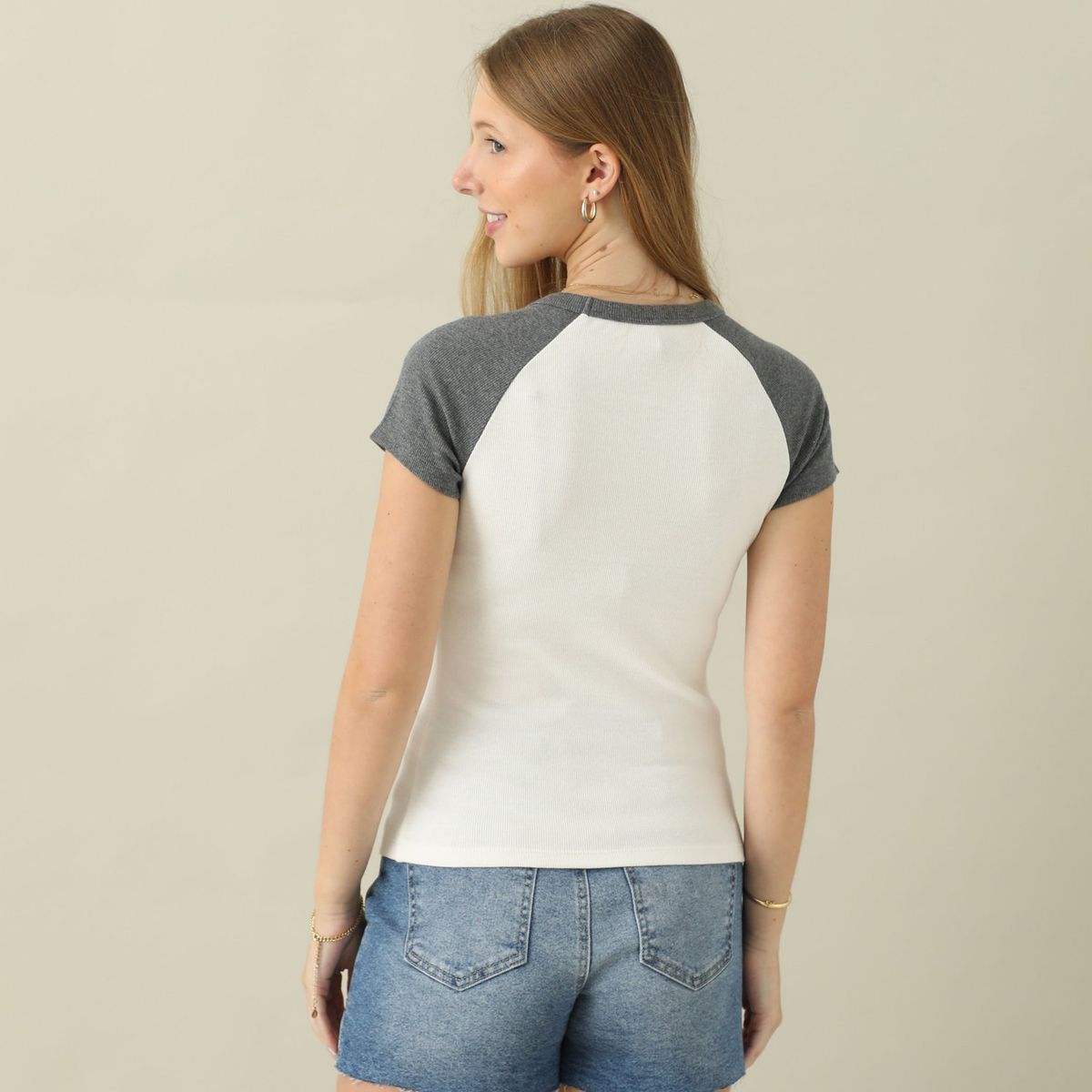 AMERICAN ABBEY - Polo Manga Corta Algodón Mujer American Abbey