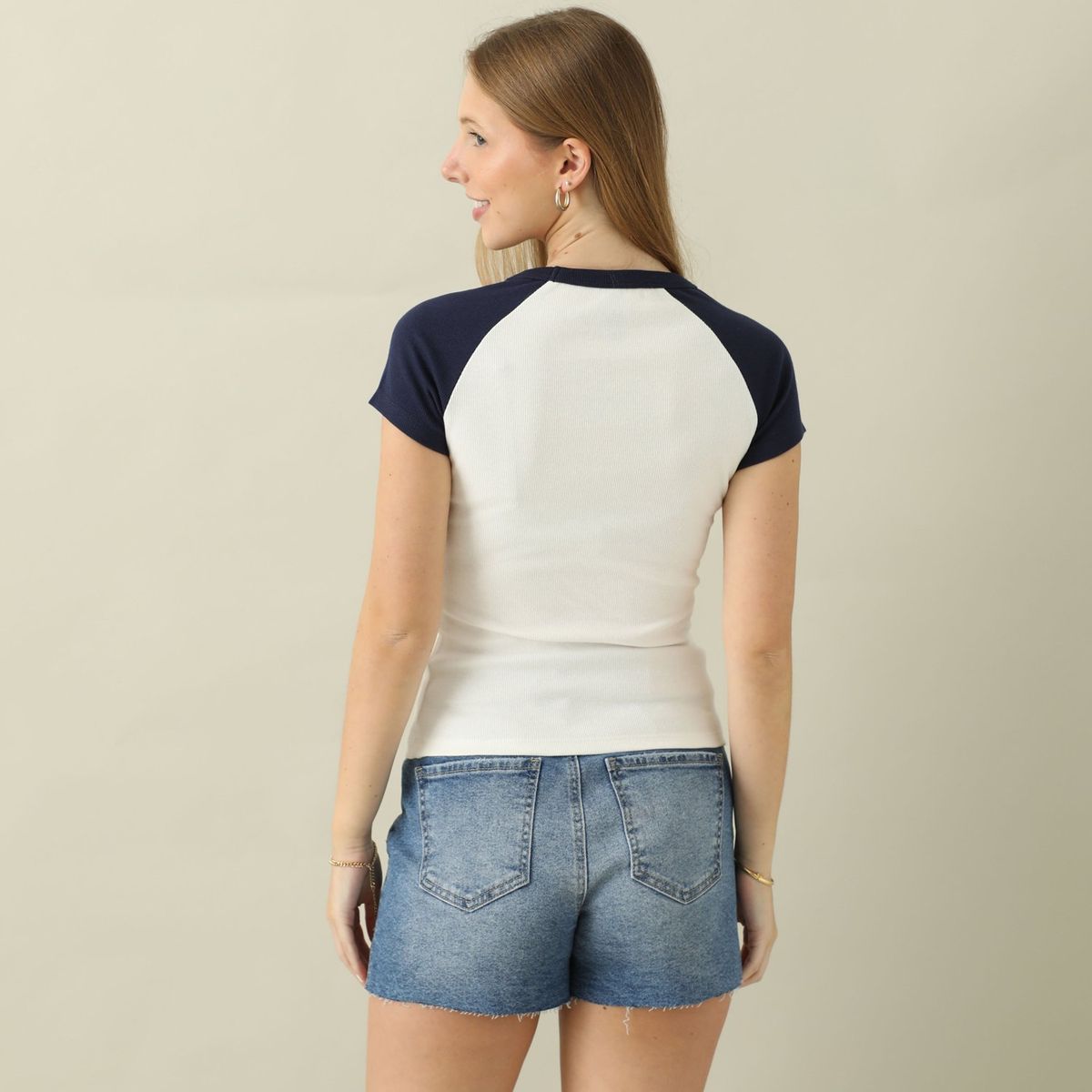 AMERICAN ABBEY - Polo Manga Corta Algodón Mujer American Abbey