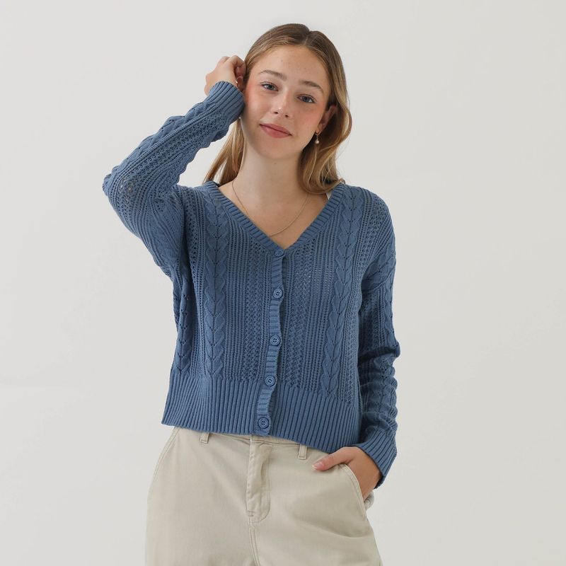 AMERICAN ABBEY - Cárdigan Algodón Mujer American Abbey