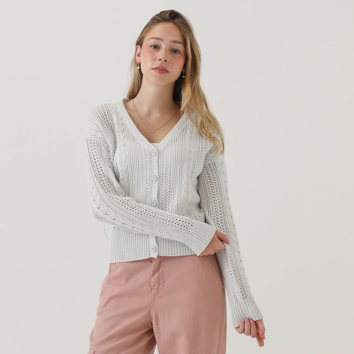 AMERICAN ABBEY - Cárdigan Algodón Mujer American Abbey