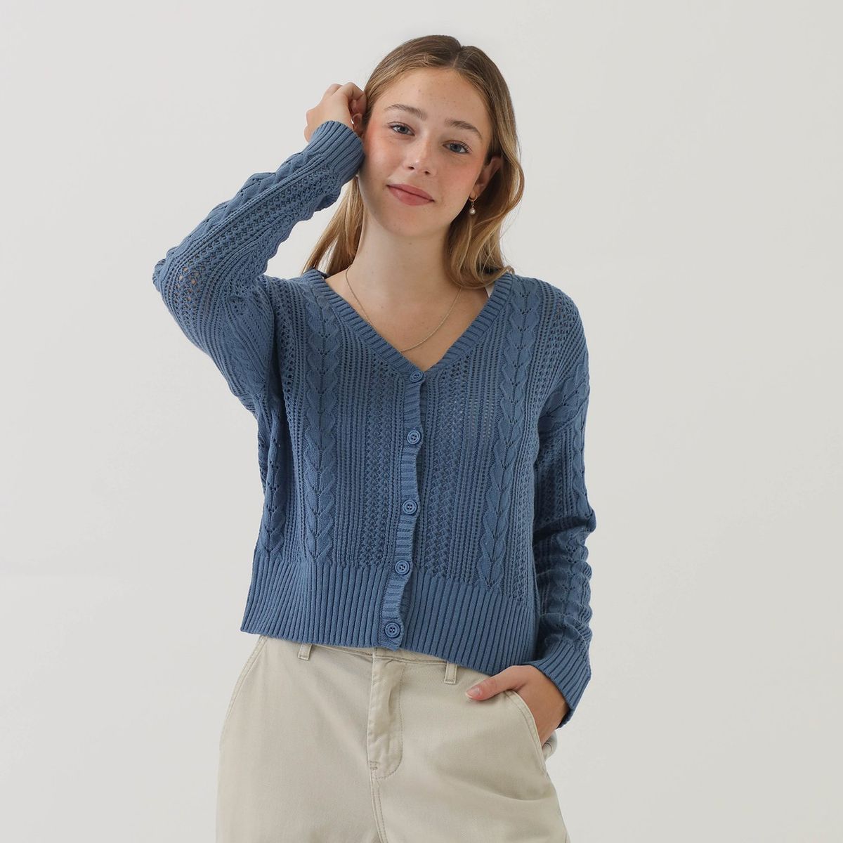 AMERICAN ABBEY - Cárdigan Algodón Mujer American Abbey