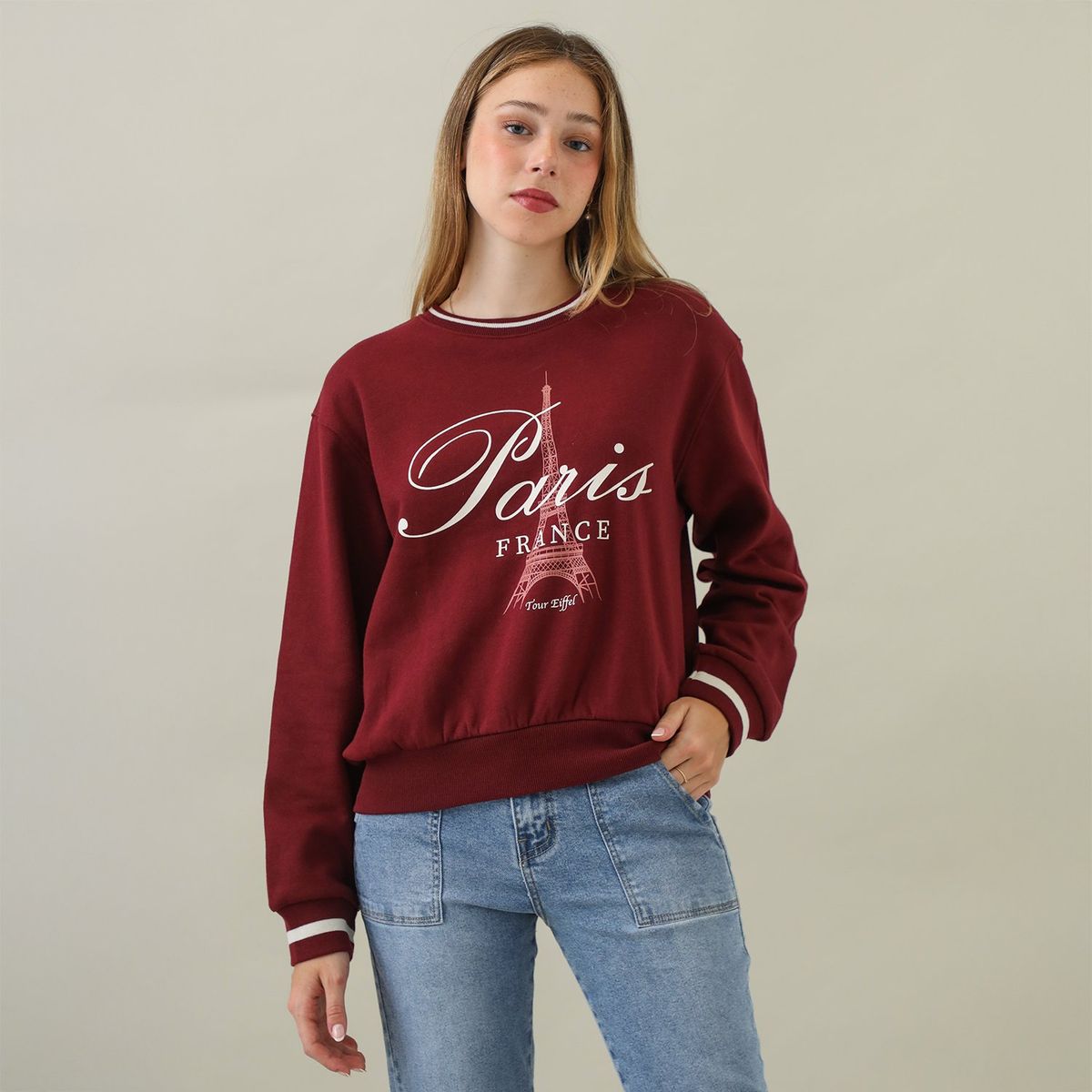 AMERICAN ABBEY - Polera Algodón Mujer American Abbey