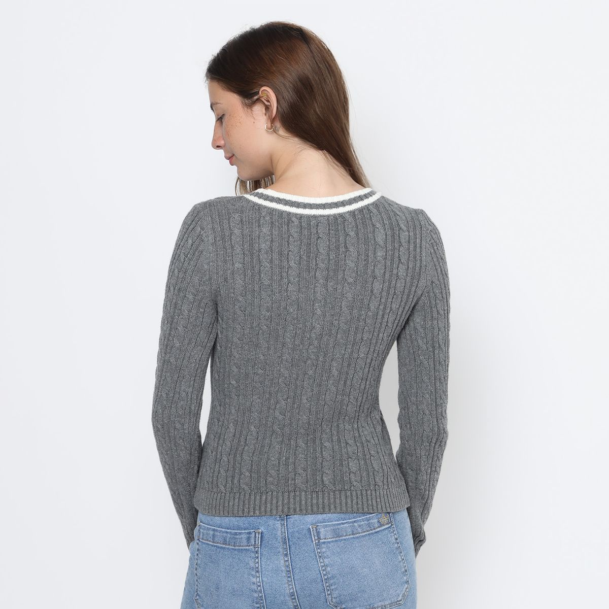 AMERICAN ABBEY - Chompa Algodón Mujer American Abbey