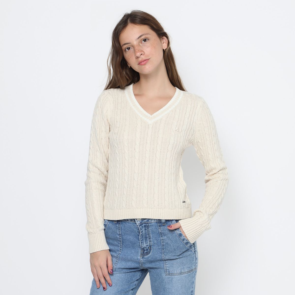 AMERICAN ABBEY - Chompa Algodón Mujer American Abbey