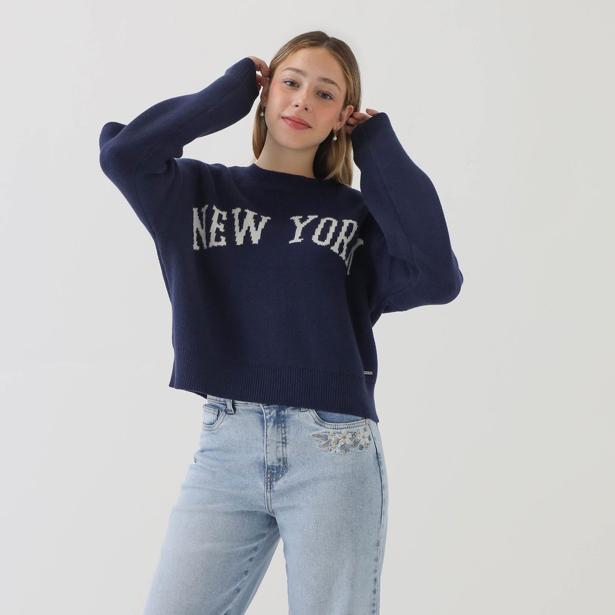 AMERICAN ABBEY - Chompa Algodón Mujer American Abbey