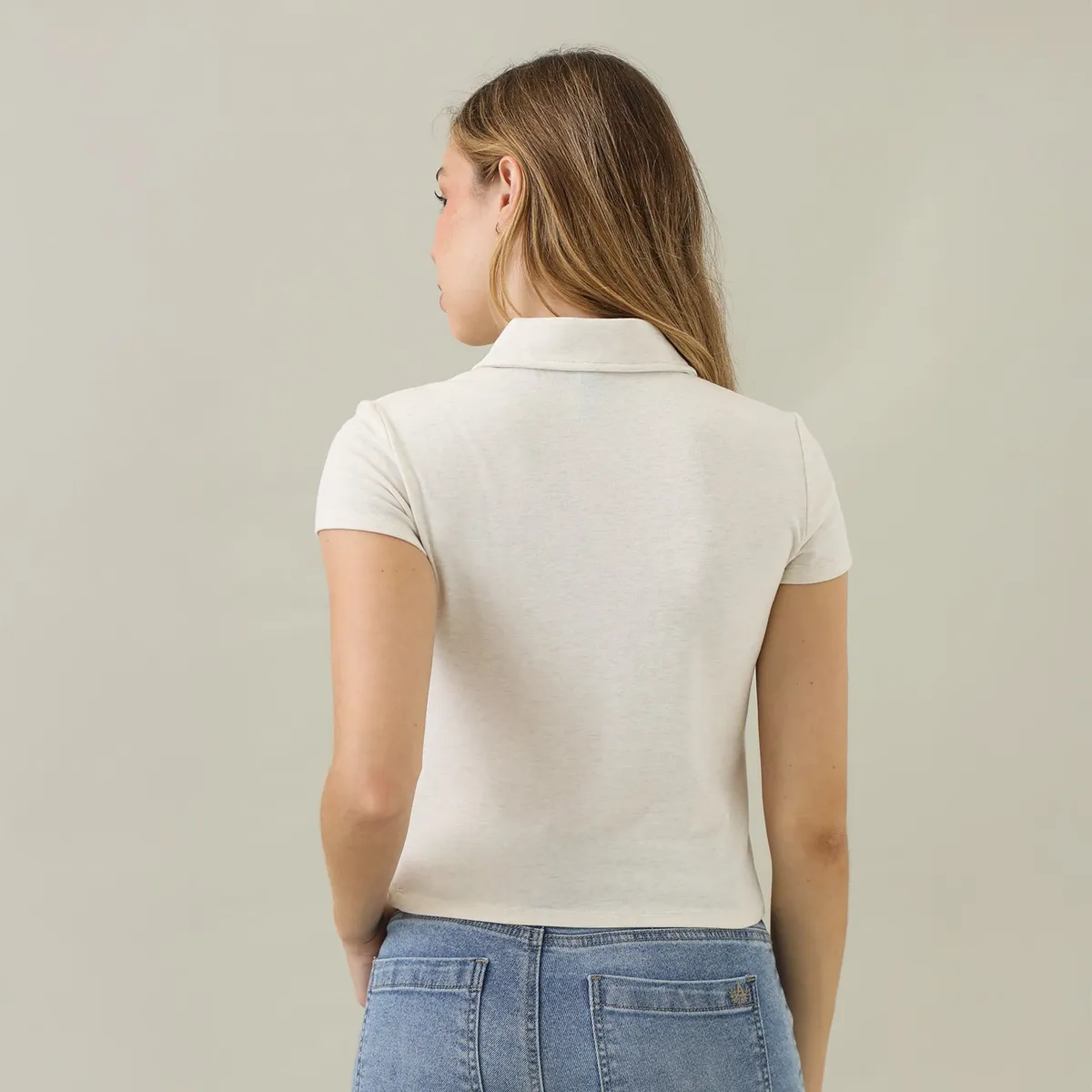 AMERICAN ABBEY - Polo Manga Corta Casual Mujer American Abbey