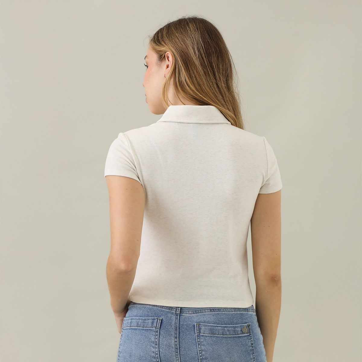 AMERICAN ABBEY - Polo Manga Corta Casual Mujer American Abbey