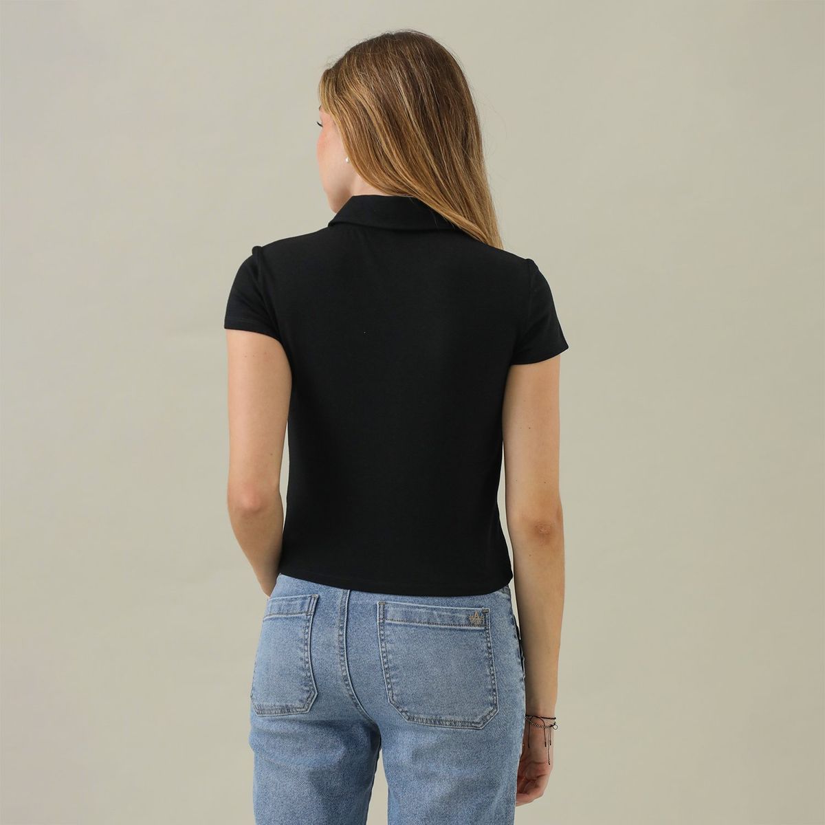 AMERICAN ABBEY - Polo Manga Corta Casual Mujer American Abbey