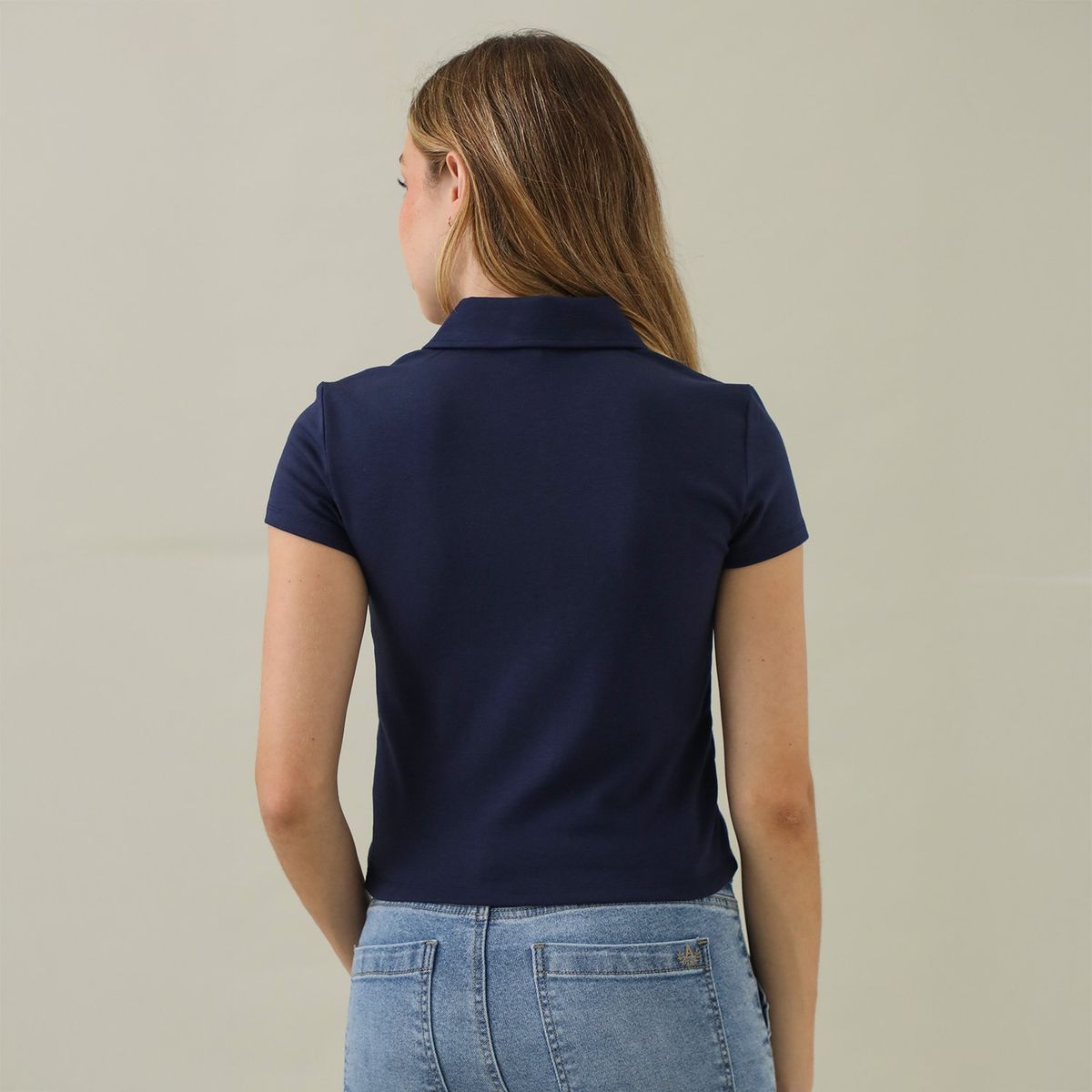 AMERICAN ABBEY - Polo Manga Corta Casual Mujer American Abbey