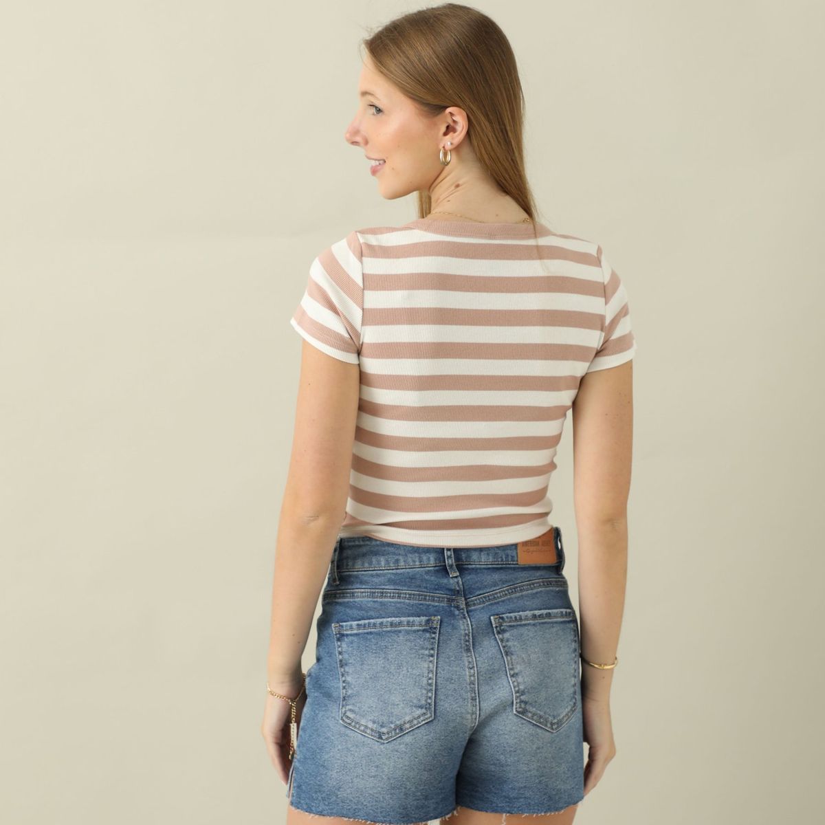 AMERICAN ABBEY - Polo Manga Corta Algodón Mujer American Abbey