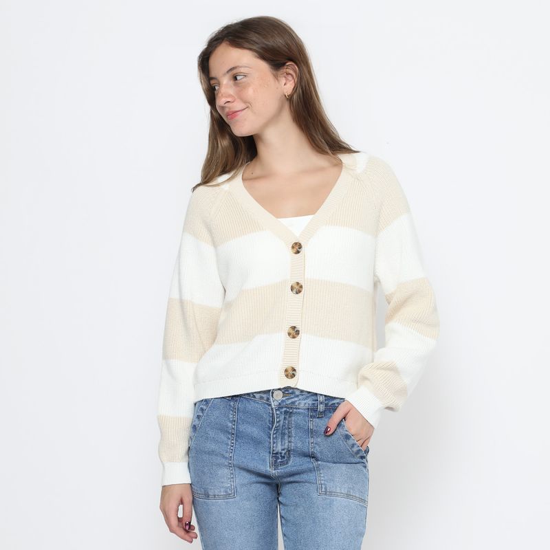 AMERICAN ABBEY - Cárdigan Algodón Mujer American Abbey