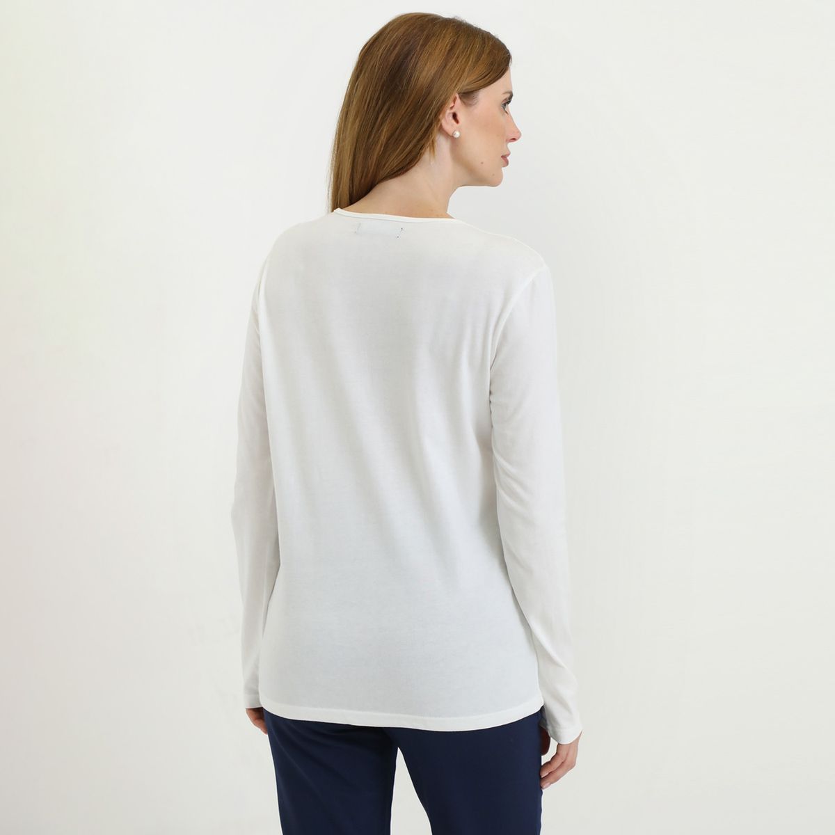 STEFANO COCCI - Polo Manga Larga 100% Algodón Mujer Stefano Cocci