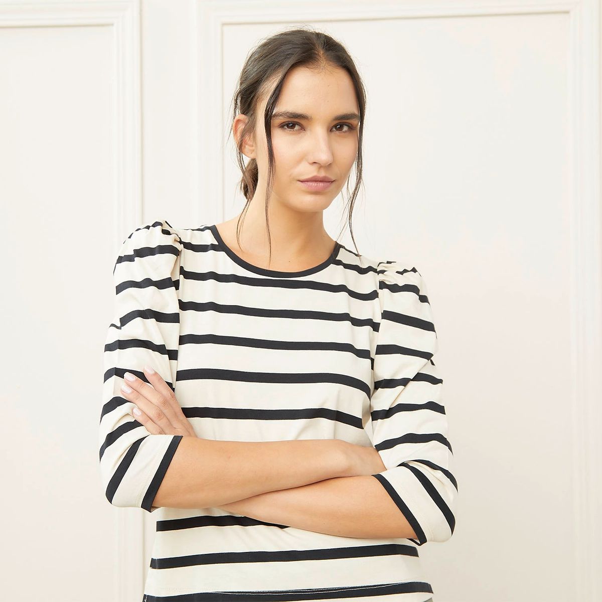 BASEMENT - Polo Manga Larga 100% Algodón Mujer Basement