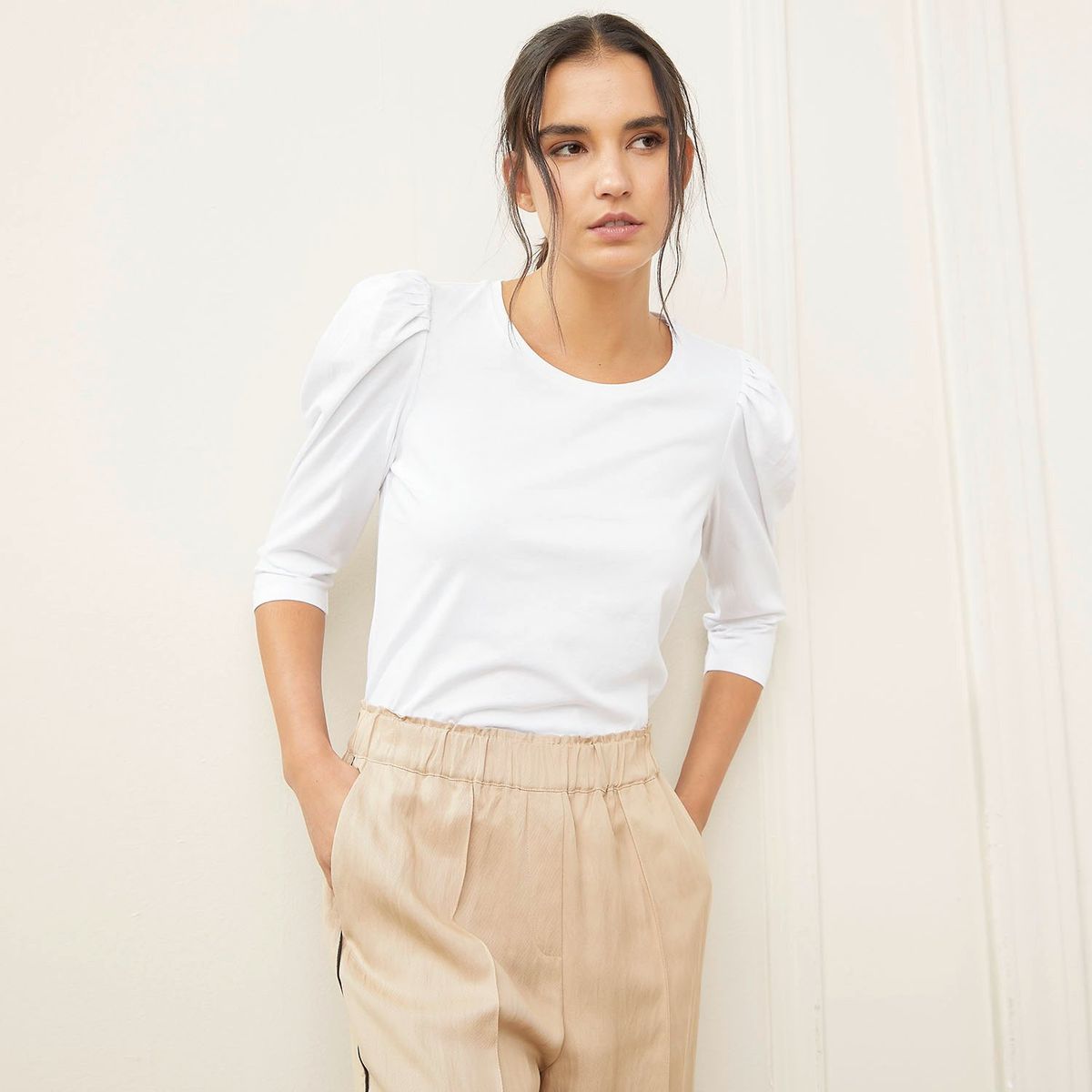 BASEMENT - Polo Manga Larga 100% Algodón Mujer Basement