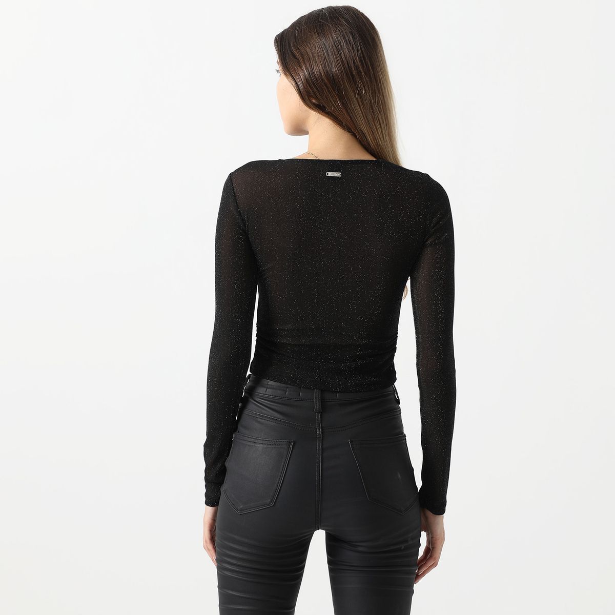 MOSSIMO - Polo Manga Larga Casual Mujer Mossimo