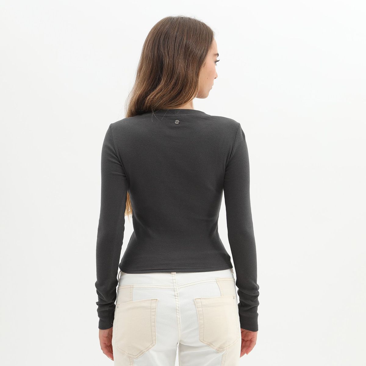 DENIMLAB - Polo Manga Larga Algodón Mujer Denimlab