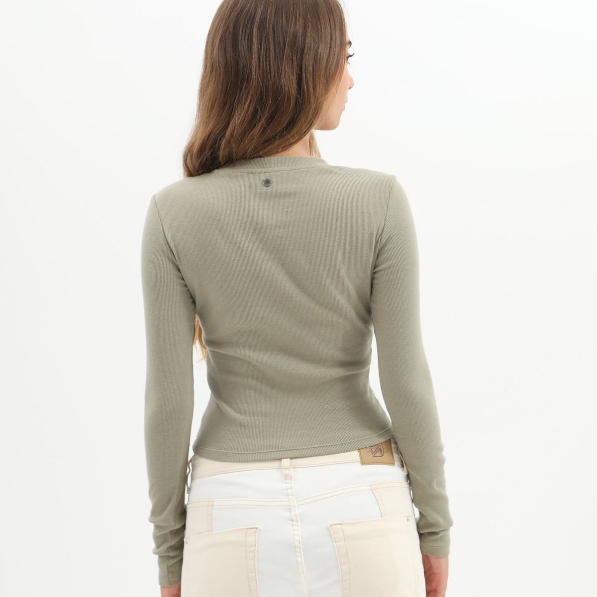 DENIMLAB - Polo Manga Larga Algodón Mujer Denimlab