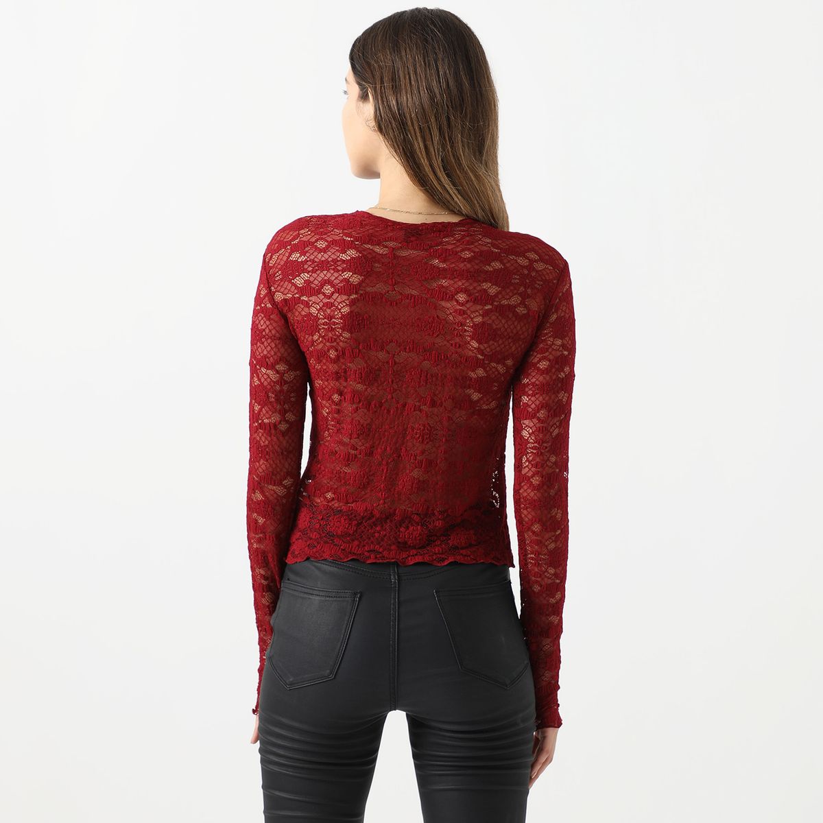 MOSSIMO - Polo Manga Larga Casual Mujer Mossimo