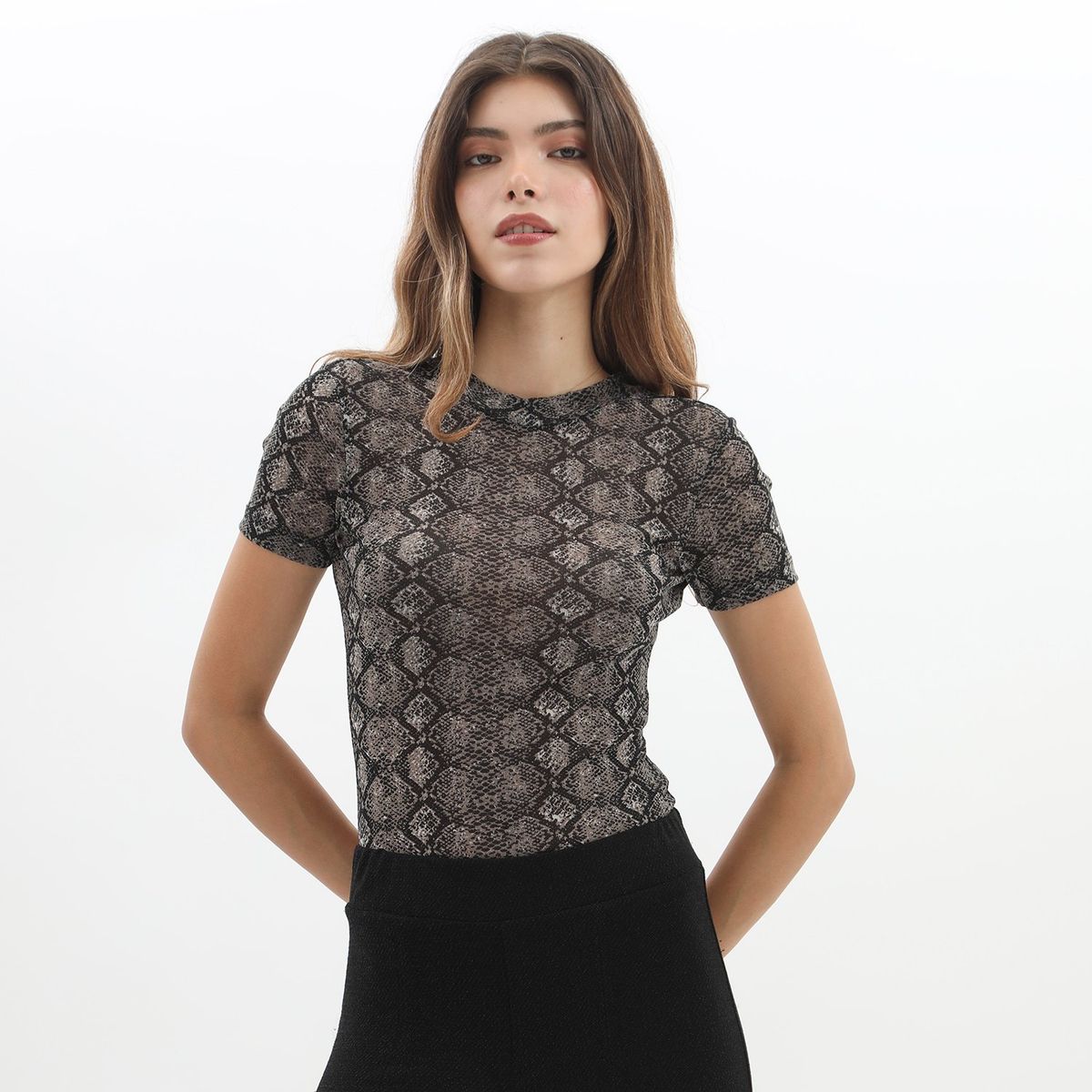 MOSSIMO - Body Manga Corta Casual Mujer Mossimo