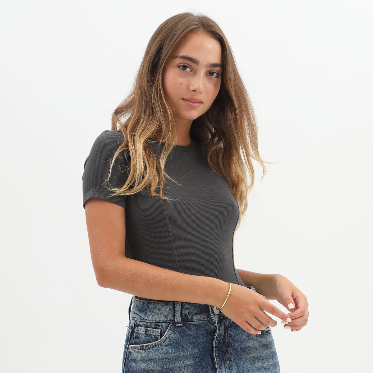 DENIMLAB - Polo Manga Corta Algodón Mujer Denimlab