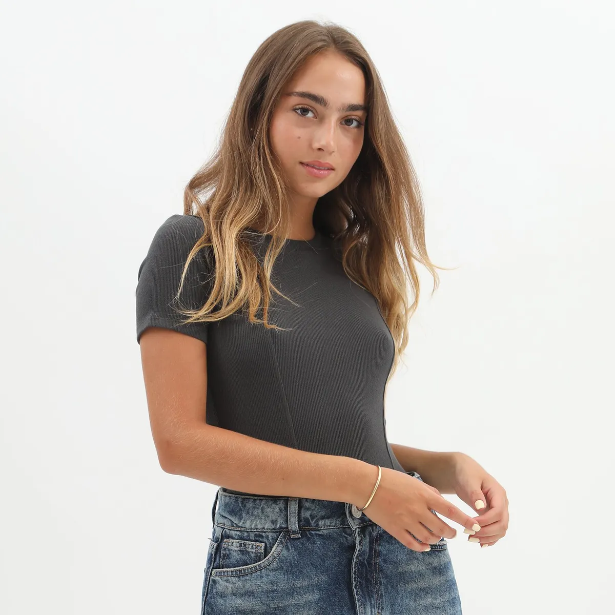 DENIMLAB - Polo Manga Corta Algodón Mujer Denimlab