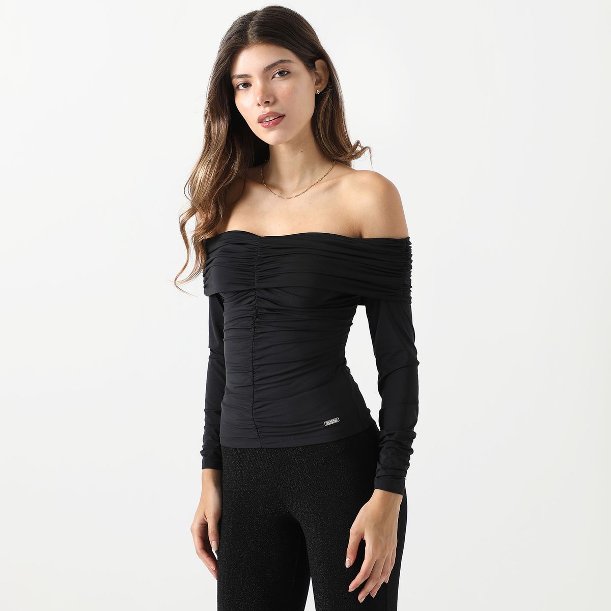 MOSSIMO - Polo Manga Larga Casual Mujer Mossimo