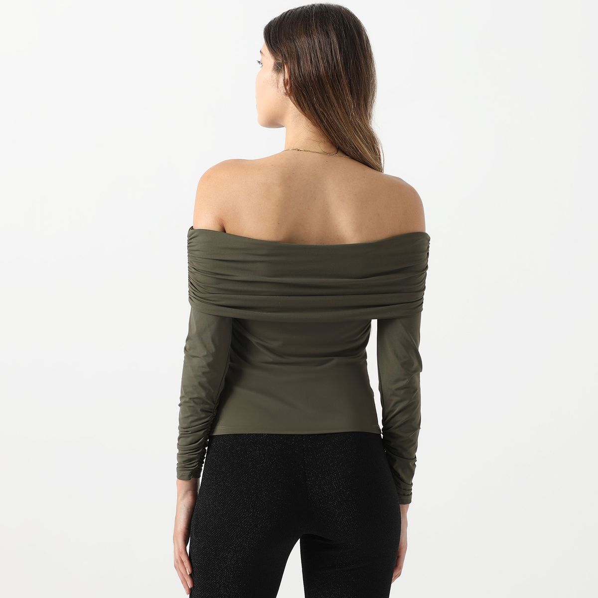 MOSSIMO - Polo Manga Larga Casual Mujer Mossimo