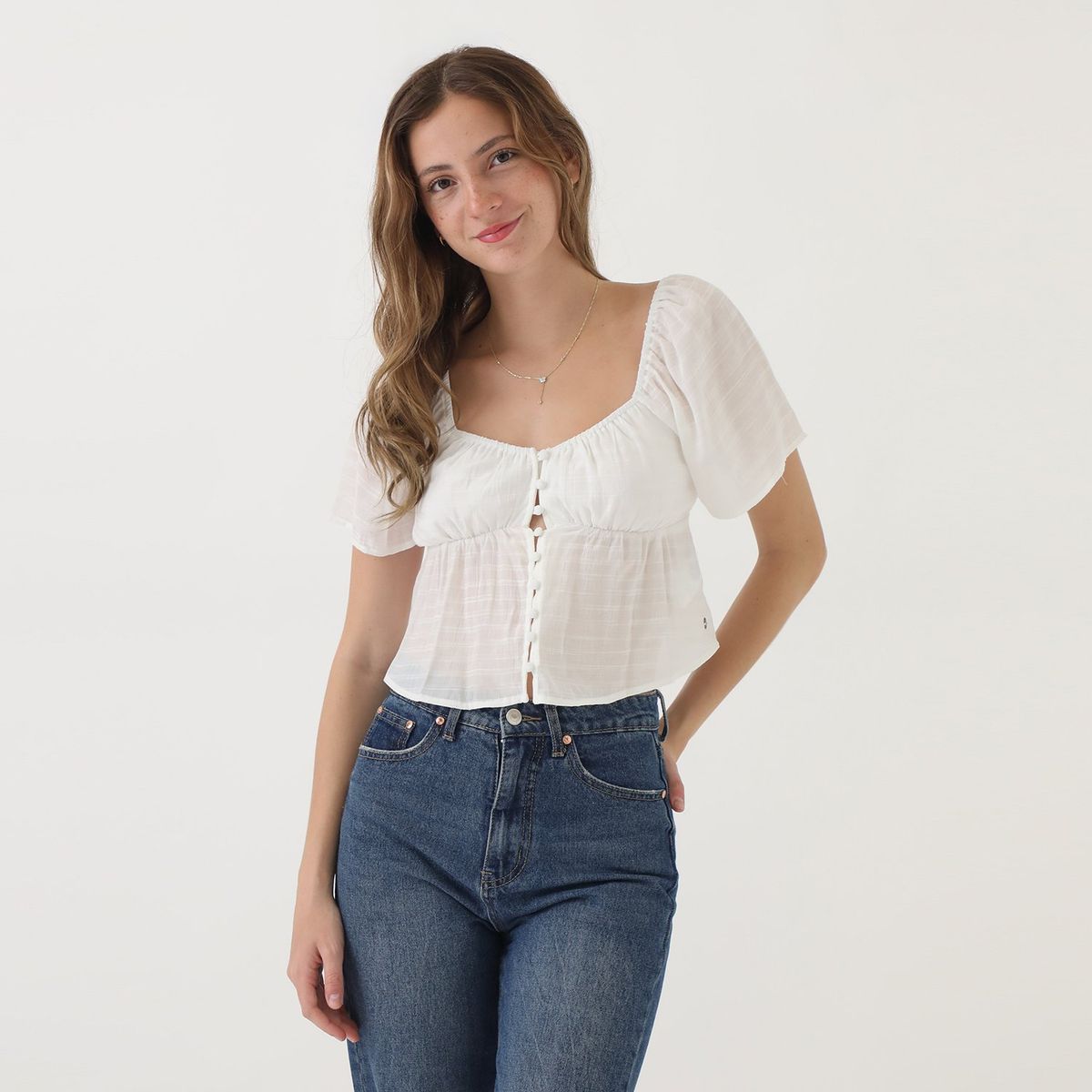 DOO AUSTRALIA - Blusa Manga Corta Casual Mujer Doo Australia