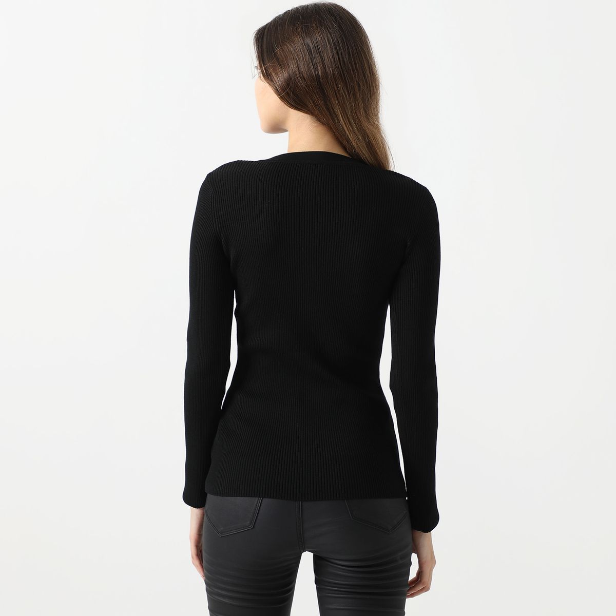 MOSSIMO - Polo Manga Larga Casual Mujer Mossimo