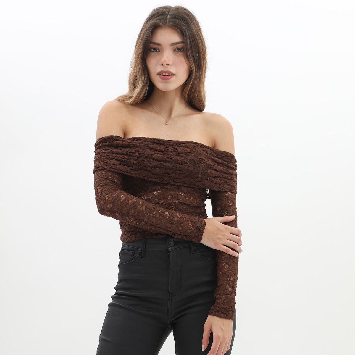 MOSSIMO - Polo Manga Larga Casual Mujer Mossimo