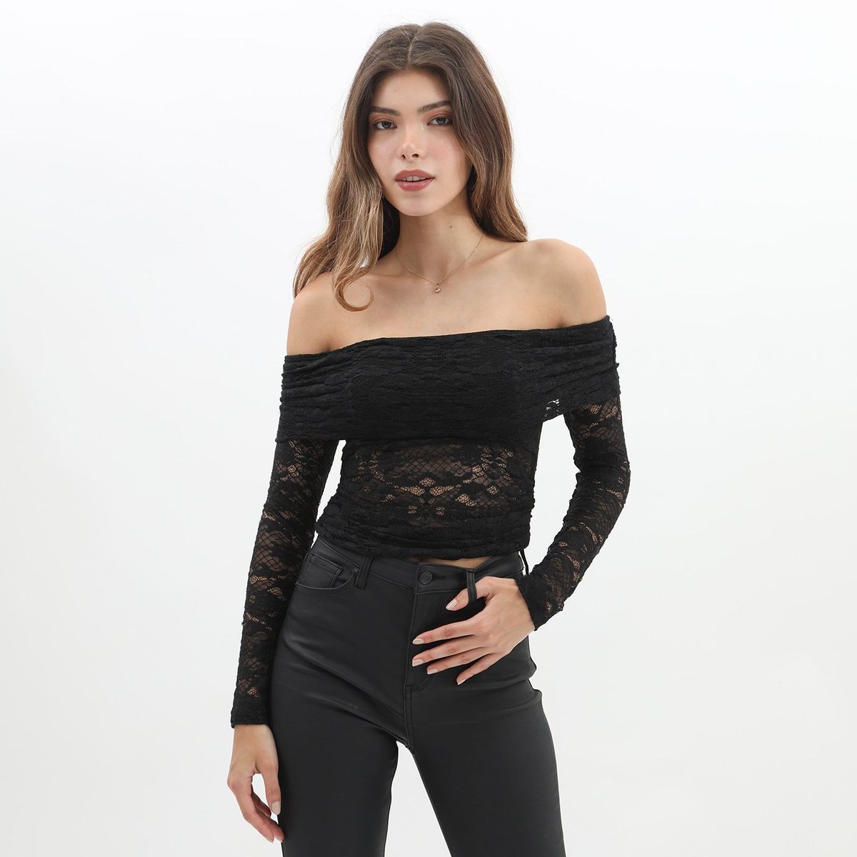 MOSSIMO - Polo Manga Larga Casual Mujer Mossimo