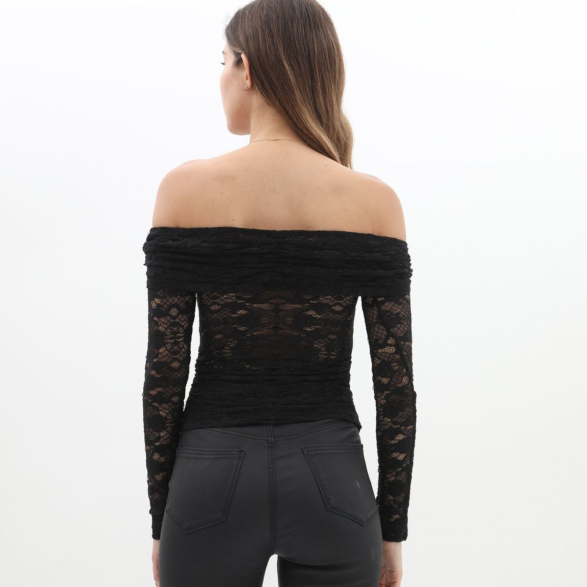 MOSSIMO - Polo Manga Larga Casual Mujer Mossimo