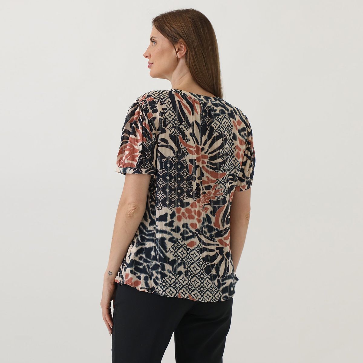 STEFANO COCCI - Blusa Manga Larga Casual Mujer Stefano Cocci