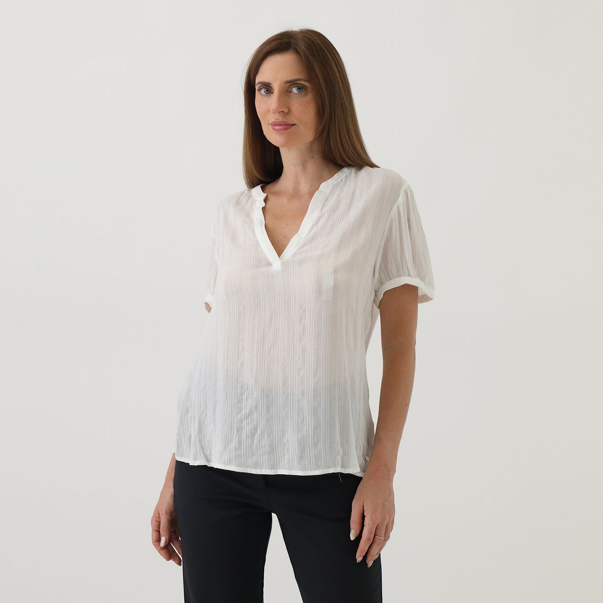 STEFANO COCCI - Blusa Manga Larga Casual Mujer Stefano Cocci