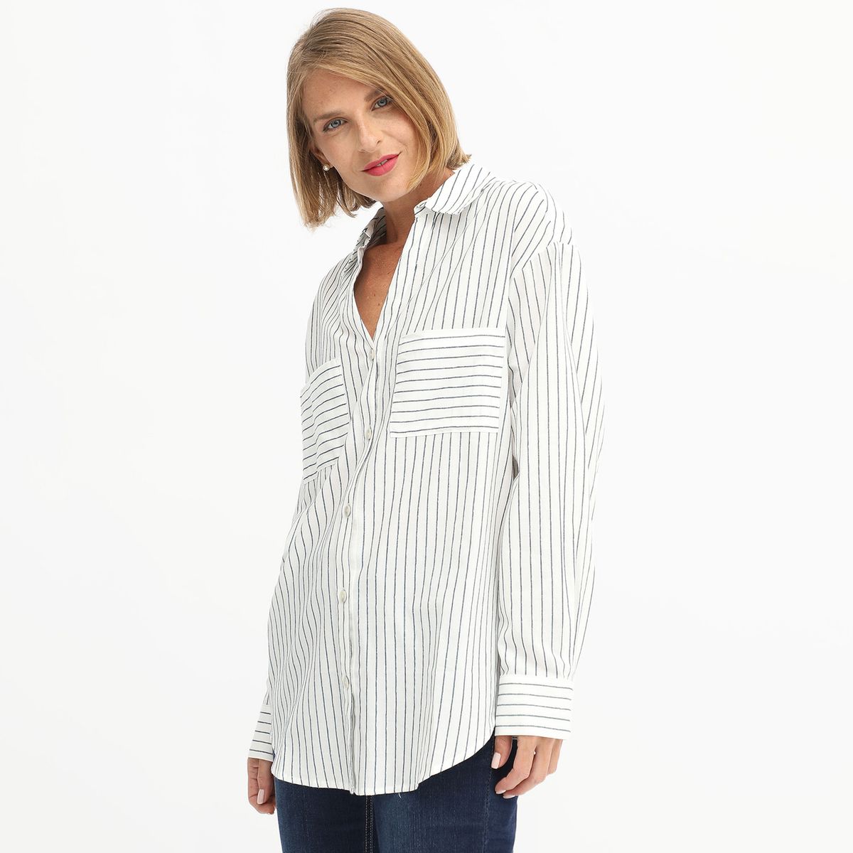 NEWPORT - Camisa Manga Larga Algodón Mujer Apology