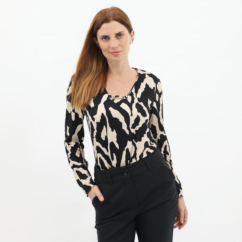 STEFANO COCCI - Polo Manga Larga Casual Mujer Stefano Cocci