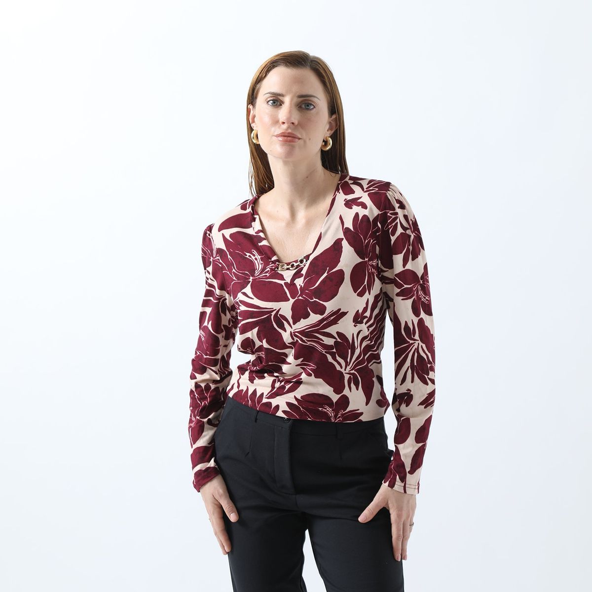 STEFANO COCCI - Polo Manga Larga Casual Mujer Stefano Cocci