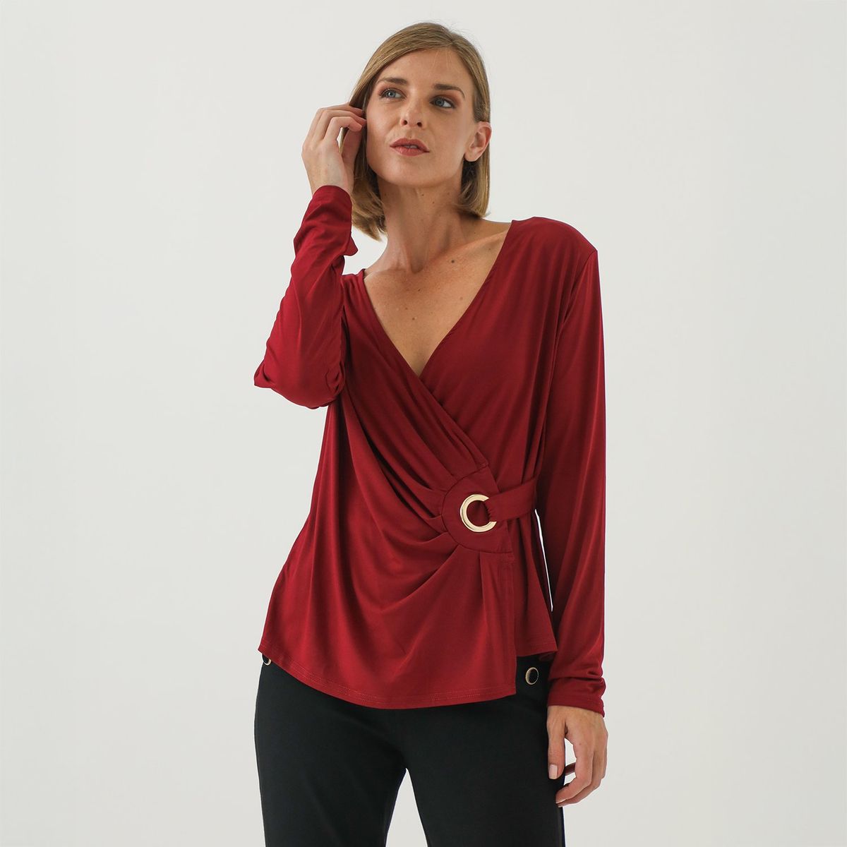 STEFANO COCCI - Polo Manga Larga Casual Mujer Stefano Cocci