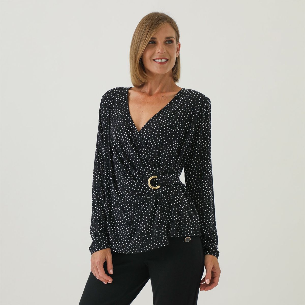 STEFANO COCCI - Polo Manga Larga Casual Mujer Stefano Cocci